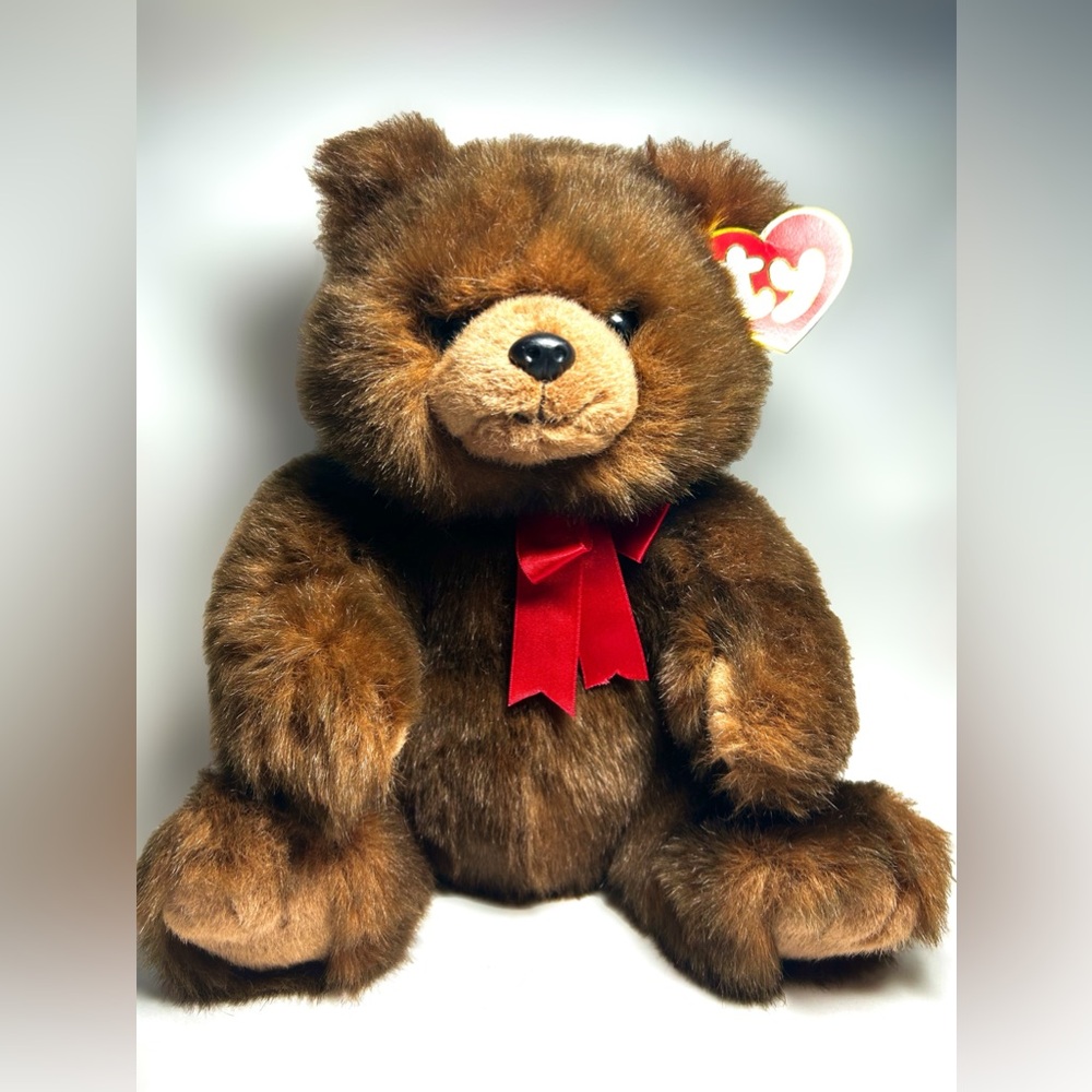 TY Classic 1990 Plush Large 14" Teddy Bear McGee Stuffed  Bennie Vintage !!!